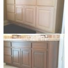 Pickled Cabinets Before And After