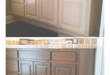 Pickled Cabinets Before And After