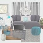 Grey And Turquoise Living Room Ideas