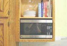 Diy Microwave Cabinet