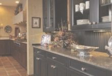 Black Beadboard Kitchen Cabinets