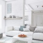 Gray And White Living Room