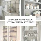 Bathroom Wall Storage Ideas