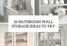 Bathroom Wall Storage Ideas