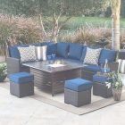 Outdoor Furniture With Blue Cushions