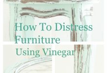 Distressing Furniture With Vinegar