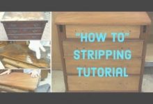 Stripping And Refinishing Wood Furniture
