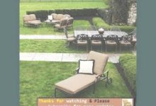 Patio Furniture On Grass