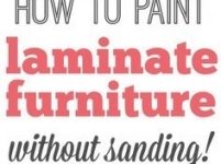 Spray Paint Furniture Without Sanding