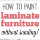 Spray Paint Laminate Furniture Without Sanding
