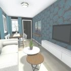 Narrow Living Room Layout