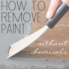 How To Remove Paint From Wood Furniture