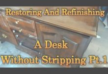 Refinishing Furniture Without Stripping