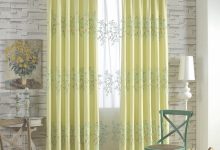 Yellow Living Room Curtains