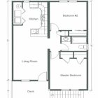 Two Bedroom Bungalow Plans