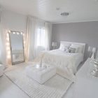 White Bedroom Accent Wall