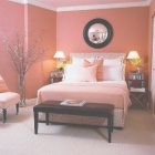 Peach And Gold Bedroom