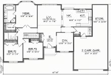 3 Bedroom Ranch Style Floor Plans