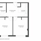 Apartment Bedroom Size