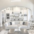 Grey And White Living Room
