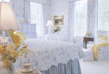 Blue Toile Bedroom Design