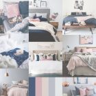 Blush And Navy Bedroom