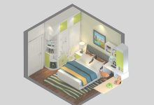 Bedroom Layout 3D