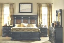 Black Distressed Bedroom Set