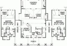 Double Master Bedroom House Plans