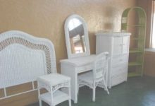 White Wicker Bedroom Set