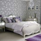 Lilac And Silver Bedroom