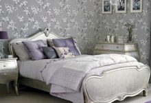 Lilac And Silver Bedroom