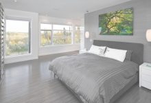 Grey Hardwood Floors Bedroom