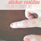 How To Remove Sticky Residue From Wood Furniture