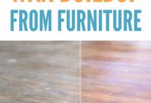 How To Remove Wax Buildup On Furniture