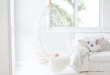 White Hanging Chair For Bedroom