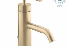 Brushed Gold Bathroom Faucet