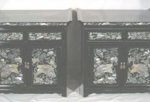 Black Lacquer Mother Of Pearl Inlay Furniture