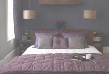 Navy And Lavender Bedroom