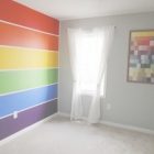 Paint Rainbow Bedroom Wall