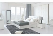 White Leather Bedroom Suite