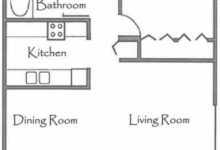 One Bedroom Cottage Floor Plans