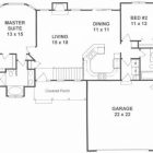 Two Bedroom Ranch Floor Plans