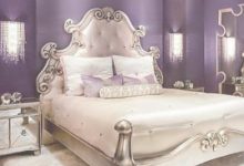 Purple And Silver Bedroom