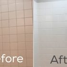 Painting Bathroom Tile Before And After