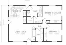 2 Bedroom Ranch House Floor Plans