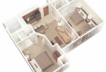 Staybridge Suites Two Bedroom Floor Plan