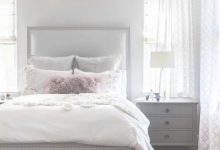 Grey White And Pink Bedroom Ideas