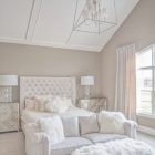 Tan And White Bedroom