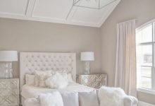 Tan And White Bedroom